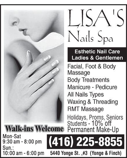 Ads Lisa's Nails Spa