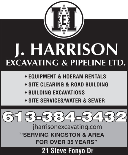 Ads J Harrison Excavating & Pipeline Ltd