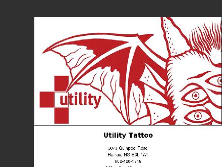 Utility Gallery Tattoo & Piercing (902-420-1348) - http:/. Website 