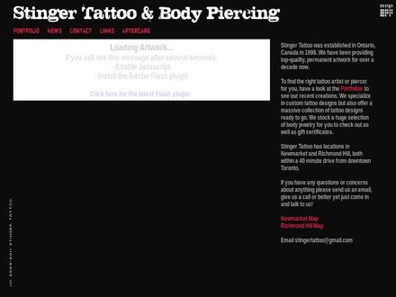 Stinger Tattoo & Body Piercing (905-895-7774) - http:/. Website 