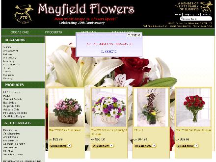 FTD Florists (780-489-8448) - http://www. Website : www.mayfieldflowers.com